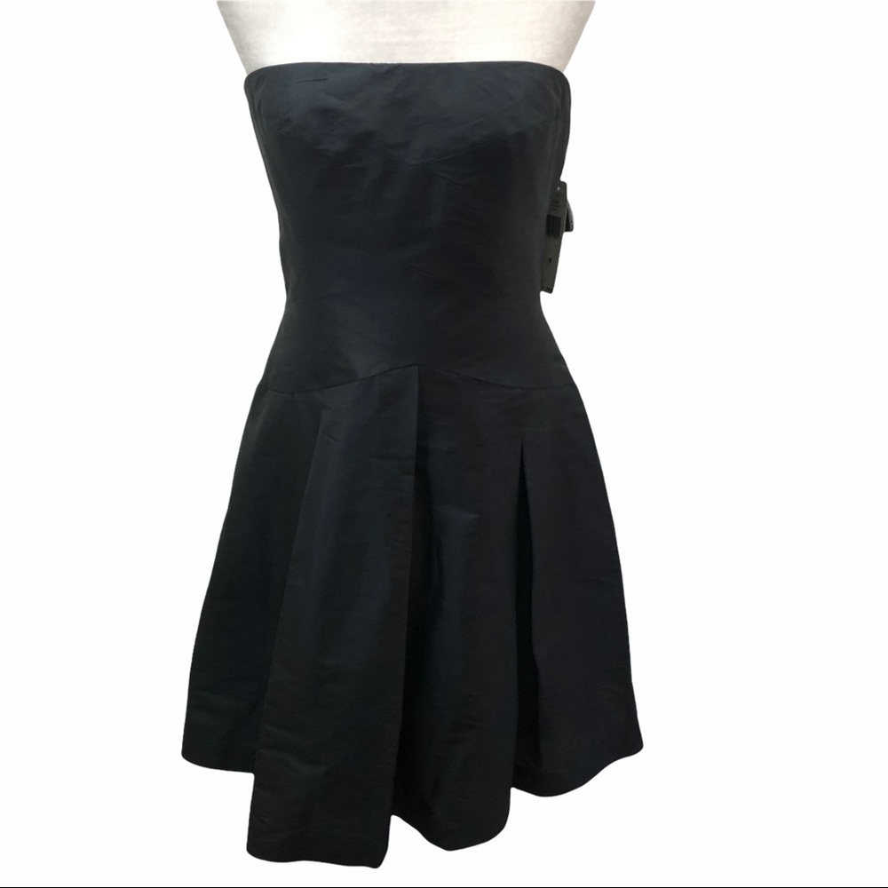 Ralph Lauren Temple Garden Black Silk Dress 10